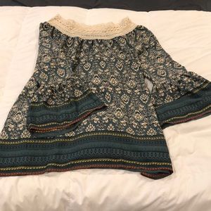 NWOT Long Sleeve Blu Pepper Dress, size S